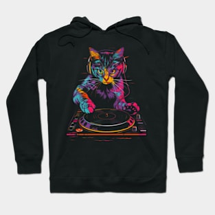 Embracing the Cat DJ Hoodie